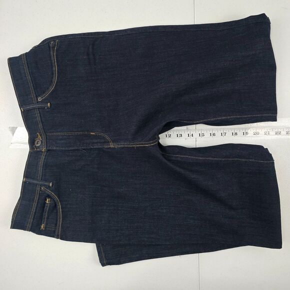 Levi's perfectly slimming 512 bootcut jeans 12 blue denim‎ dark wash womens 4631 - Picture 9 of 13